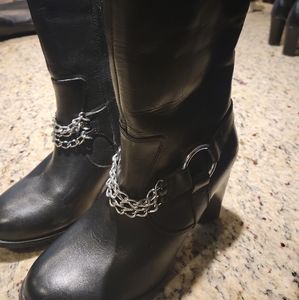 Harley davidson boots sz 8 worm once